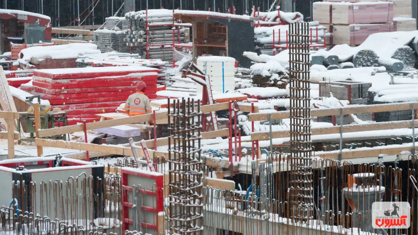 رفع یخ زدگی بتن